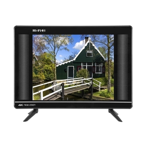 19 inch sử dụng tân trang lại màn hình phẳng LCD <span class=keywords><strong>TV</strong></span> Full HD LED Đèn nền với USB <span class=keywords><strong>VGA</strong></span> AV Đầu vào tủ đen cho khách sạn - Product Image 3