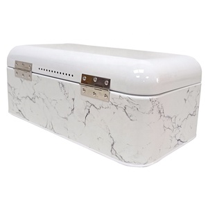 Boîte de rangement pour pain en métal chaud, boîtes et bacs de rangement pour aliments et ensembles de boîtes à thé, café et sucre pour le rangement dans la cuisine - Product Image 2
