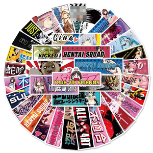 36 autocollants graffiti JDM Anime Girl tendance pour décorer téléphone et <span class=keywords><strong>bouteille</strong></span>, autocollants japonais <span class=keywords><strong>sexy</strong></span> pour filles - Product Image 2