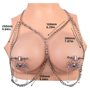 QKKQ High Quality Nipple Clamps Breast <b>Toys</b> Couples BDSM Sex Game Nipple Clamps Breast Bondage Sex <b>Toys</b> <b>for</b> Women and <b>Men</b> - Product Image 3