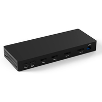 Station d'accueil USB-C Thunderbolt 4 14-en-1 avec hub d'affichage quadruple 4K, USB-C vers 2x DisplayPort, Ethernet, SD, TF, PD, USB-C 3.1, 3.5mm