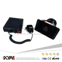 Sirena de Advertencia de Emergencia Federal Signal Serie PA300 de 150W para Autos, 12V 24V, Accesorios para Vehículos