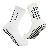 Chaussettes de football personnalisées avec logo, antidérapantes, pour hommes, idéales pour le sport et la gym, avec design personnalisé – Offre spéciale