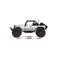 Coche Teledirigido Lehoo Toys MJX H12Y+ 1/12 2.4G 4CH, Camioneta Todoterreno con Motor Eléctrico sin Escobillas, Control Remoto Profesional de Metal