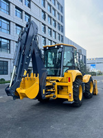 Neuer China XC8-S3570 3,5-Tonnen-Allrad-Baggerlader 9750 kg 1,3 m³ Ladeschaufel 0,26 m³ Grabenschaufel Radlader