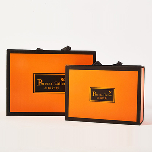 2025 Mới Nhất Tùy Chỉnh Cầm Tay Flap Gấp Hộp Quà Tặng Nước Hoa Sang Trọng Túi Quần Áo Bao Bì Với Đẹp Dập Nổi In Ấn - Product Image 3