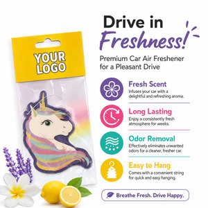 Ambientador de Coche con Logotipo Personalizado, Clip para Ventilación, Forma de Dibujo Animado, Aroma Duradero, Adorno de Plástico para Vehículo - Product Image 6