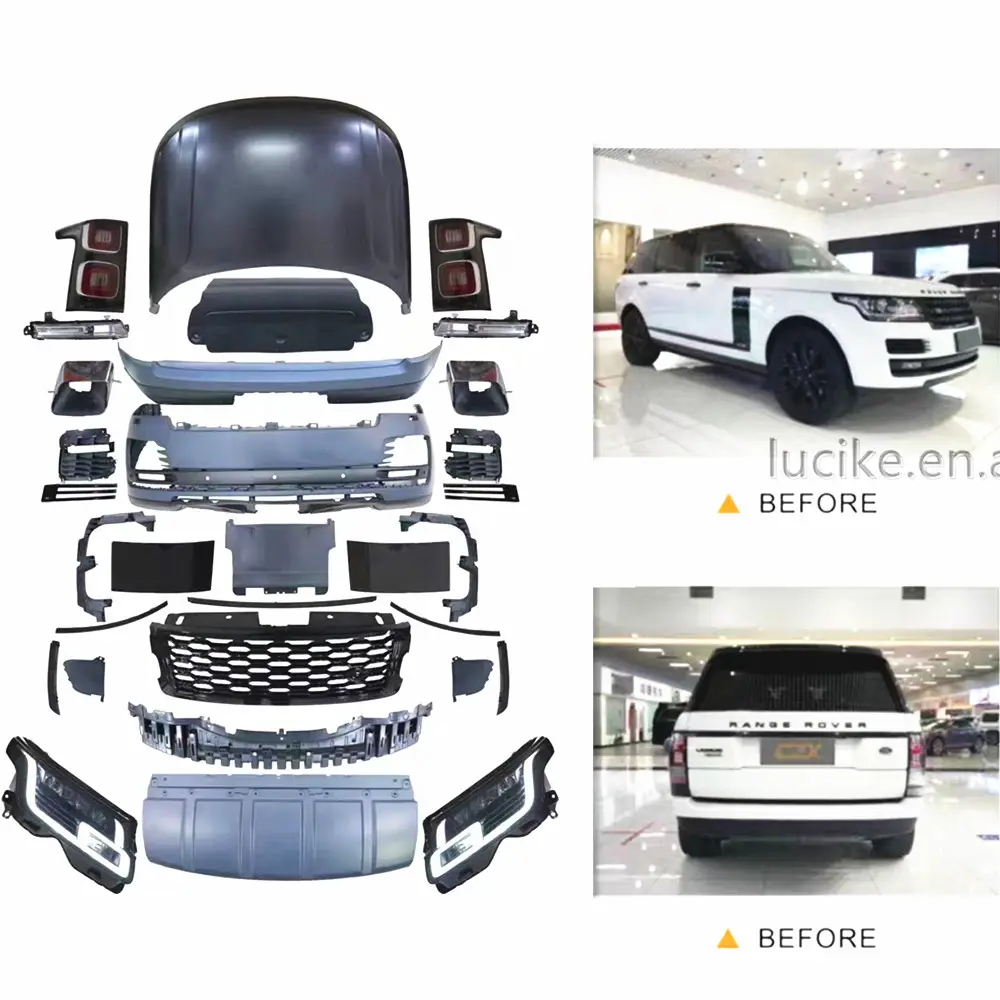 for Land Rover models Land Rover 13-17 Upgrade 20 Sport Executive Edition Old model is a newly modified large bumper kit