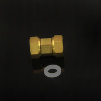Raccord droit pivotant en laiton 1/2" 3/4" 1" à filetage femelle, raccord forgé pour chauffe-eau solaire basse pression