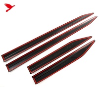 Accessoires de voiture pour BYD Song Plus Seal U DMI 2023-2025, garniture de panneau de porte latérale, moulure de carrosserie, décoration, revêtement ABS chromé, 4 pièces