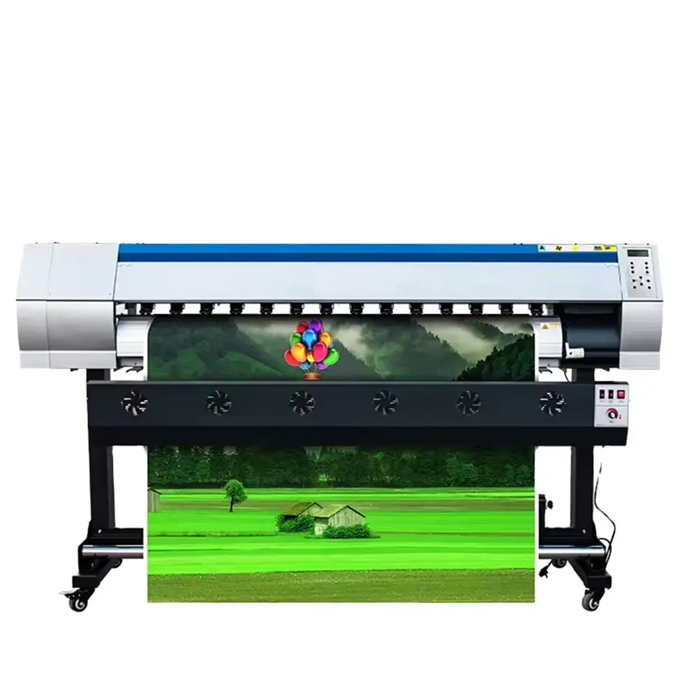 Mootoom 1.8M Hoge Snelheid Breed Formaat Eco-Solvent Inkjetprinter Textiel Vinyl Digitale Inkjetprinters