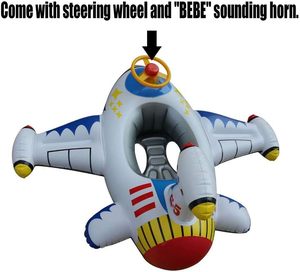 Flotador Inflable para Piscina de Bebés con Forma de Avión, de PVC, Certificado por la UE y EE. UU., Marca MAKE WAVES, para Niños Pequeños y Niños - Product Image 5