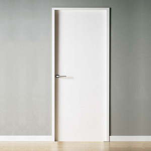 ประตูไม้พีวีซีสีขาวสำหรับบ้านห้องนอนห้องน้ำ - Product Image 6