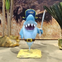 La plus attrayante statue de requin animatronique pour enfants