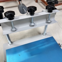 Impresora de pantalla plana Manual Simple de alta precisión para bolsa de plástico Máquina de serigrafía de hojas de papel de escritorio pequeña