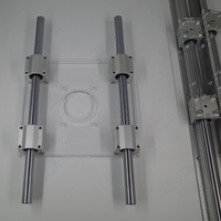 Kit de rail de guidage linéaire CNC XYZ 3 axes 20 mm 47 pouces avec gabarit d'aplatissement SBR, rail Zenda, chariot de routeur, ensemble DIY pour l'aplatissement de plaques