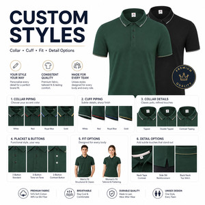 Chemise unisexe en soie glacée premium pour hommes et femmes, douce, en coton, col à revers, tenue d'équipe professionnelle, manches courtes, à carreaux, transfert thermique - Product Image 5