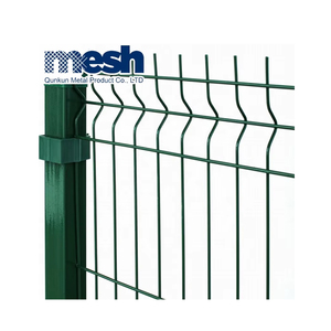 Lỗ VUÔNG 3D cong mạ kẽm hàn dây lưới hàng rào Bảng điều khiển - Product Image 1