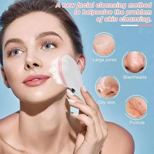 Wholesale LM Soft Silicone Face Wash <b>Brush</b> Facial Cleanser Makeup Remover Pore <b>Cleaning</b> Long Handle - Product Image 5