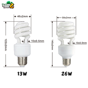 Lucky Reptile 26W <span class=keywords><strong>UVB</strong></span> 10.0 Lampe <span class=keywords><strong>UVB</strong></span> fluorescente compacte 100 <span class=keywords><strong>150</strong></span> 200 avec plastique et verre - Product Image 5