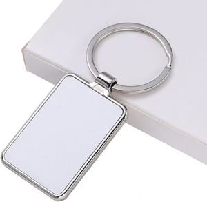 Custom Fashion Digital Photo Printing Zinc Alloy Metal Key Chains Promotion Gifts Laser Logo Sublimation <b>Blank</b> Light <b>Weight</b> - Product Image 3