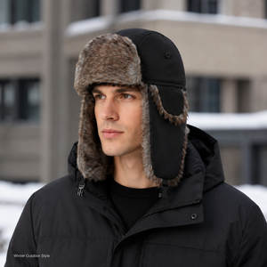 Chapeau de ski imperméable en taffetas avec <span class=keywords><strong>cache</strong></span>-<span class=keywords><strong>oreilles</strong></span>, coupe-vent, chaud, <span class=keywords><strong>pour</strong></span> l'hiver, idéal <span class=keywords><strong>pour</strong></span> les activités de plein air, vente en gros, chapeaux unisexes ajustables <span class=keywords><strong>pour</strong></span> temps froid - Product Image 2