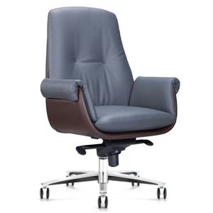 Chaise de bureau en cuir moderne et confortable 36019-1921E/B/A - Product Image 4