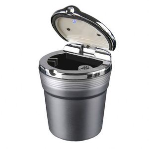 Men's Multifunctional Car Ashtray Personalized Creative Light Metal Automatic Smoking <b>Accessory</b> with <b>Interior</b> Novelty Lid Gift - Product Image 4