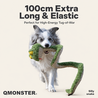Jouet interactif pour chien en peluche Serpent Amusant, résistant aux morsures, distributeur de friandises pour usage quotidien