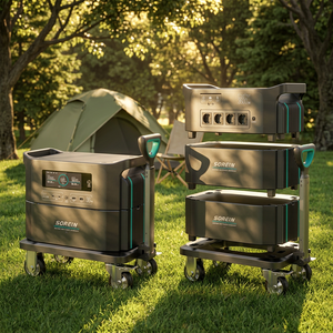 เครื่องกำเนิดไฟฟ้าพลังงานแสงอาทิตย์4000W 5000W 5KW 220V 110V แบบพกพาพร้อมแบตเตอรี่3KW H1003สถานีพลังงาน4000W 5000W 5KW W H1003 Sol - Product Image 1