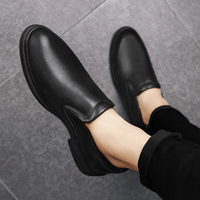 Chaussures Oxford pour hommes, style formel, en cuir véritable, grandes tailles 38-48
