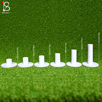 Tees de golf en caoutchouc incassables et durables, multi-tailles, pour entraînement en salle et en extérieur, vente directe usine OEM ODM