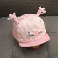 Gorra de malla con antenas de jirafa para bebé, gorra de camionero transpirable con orejas de dibujos animados en 3D para niños, gorra de sol de ala suave para niños pequeños