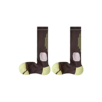 Chaussettes de sport professionnelles respirantes de haute qualité, économiques, avec logo personnalisé, hydratantes, à base d'ions d'argent AG+