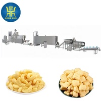 Machine de fabrication d'aliments pour collations soufflées Ligne de production Machine de fabrication de boules de fromage Collations Fournisseurs d'installations alimentaires