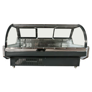 Vitrina Refrigerada Abierta para Carnes 0-10 ° Refrigerador Comercial para Exhibición de Carne, para <span class=keywords><strong>Supermercados</strong></span> y Carnicerías, Vitrina Exhibidora de Alimentos - Product Image 3