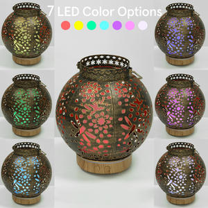 Diffuseur d'arômes en fer forgé Tya 200 ml avec motif de libellule et lumière LED pour la maison, le bureau ou la table - Product Image 3