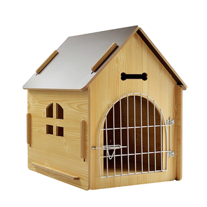 Casa Moderna para Perros de Madera Sólida, Ecológica, Fácil de Limpiar, para Todas las Estaciones, Tamaños Pequeño/Mediano/Grande, Uso Interior/Exterior, Sala de Estar - Product Image 4