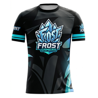 Vêtements d'événements de jeux électroniques OEM, tissu respirant à séchage rapide personnalisé, sublimation, maillots de sport électroniques, t-shirts