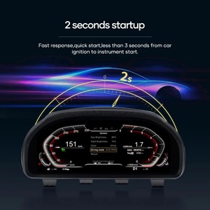 จอ LCD ดิจิตอลสำหรับรถยนต์ BMW ซีรีส์ 1 รุ่น E81 E82 E87 E88 ปี 2004-2011 แผงหน้าปัดมาตรวัดความเร็วแบบดิจิตอล จอแสดงผลเสมือนจริง ขนาด 12.3 นิ้ว สำหรับพวงมาลัยซ้ายและขวา - Product Image 6