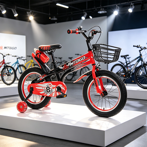 MTBGO Bicicleta de Montaña de Alta Calidad para Niños y Niñas, Cuadro de Acero de Alto Carbono, Frenos, Bicicleta Infantil para Niños - Product Image 4