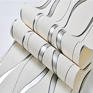 Giấy Dán Tường 3d Hiện Đại Đơn Giản Trang Trí Nhà Cửa Đường Cong Sọc Phòng Khách Nền TV Phòng Ngủ Giấy Dán Tường Trang Trí - Product Image 4