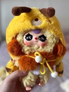 Nuevo, 100% Original, 6 Piezas/Caja, Muñecos de Vinilo de la Serie Baby Three I'm Not a Warrior, Cajas Ciegas BB3, Lindos Llaveros Colgantes - Product Image 6