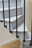 Fabrication professionnelle 3 D Appartement Design Intérieur Garde-Corps escalier En Colimaçon en Acier