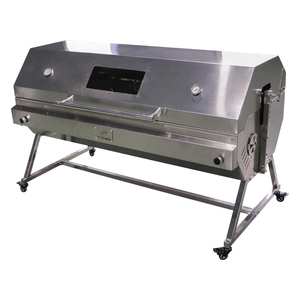 Parrilla de Gas para Exteriores de Doble Combustible con Cubierta de Acero Inoxidable para Asar Cordero y Cerdo, de Grado Alimenticio 304, 85 kg, con Carro Disponible - Product Image 1