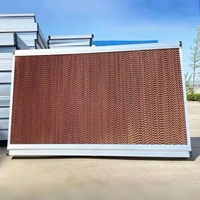 Nouveau prix usine – Système de refroidissement évaporatif à cadre en aluminium alvéolé – 220V 380V pour élevages avicoles et serres CE