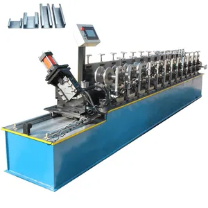 Wholesale C Shape Aluminum Strip Cutting Machine Steel C Purlin Roll Forming Machine Supplier