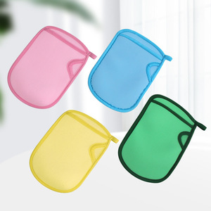Gants de bain pour adultes et enfants Accessoires de bain Gants éponge Éponge de boue indolore produits de bain ménagers simples - Product Image 6