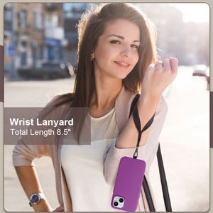 <b>Clip</b> Go Phone Strap Zipper Pouch-Stylish Crossbody Adjustable Chain Lanyard Leather Wallet Anti-Slip Washable Customizable Size - Product Image 2