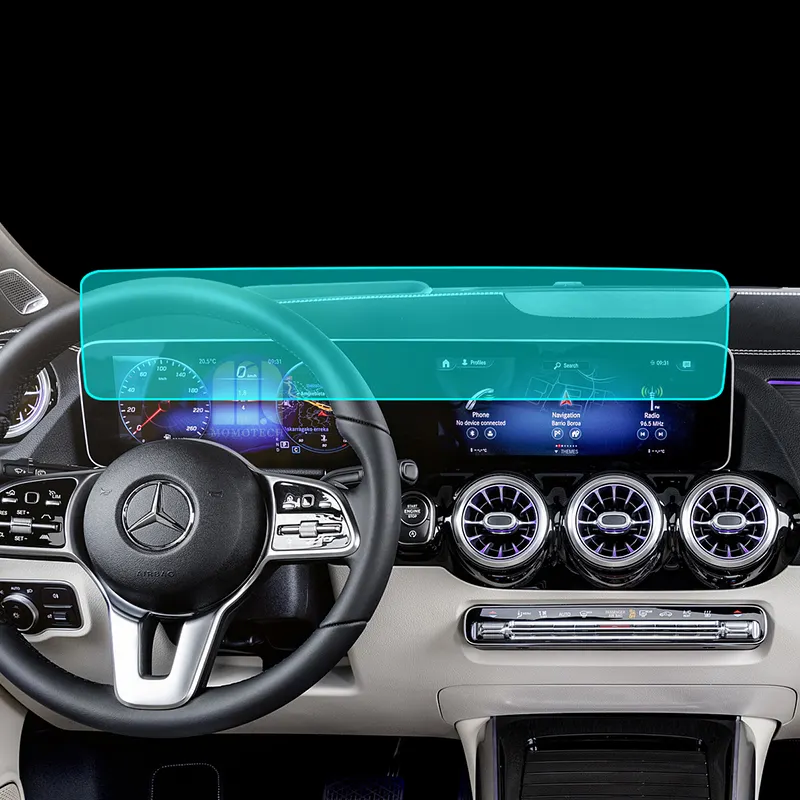 Voor Mercedes-Benz B-Klasse B 180 200 250 260 2022 Auto Navigatie Display Film Instrument Panel Gehard glas Screen Protector